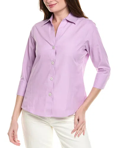 Foxcroft Paityn Shirt In Purple