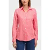 Foxcroft Paityn Stripe Cotton Button-up Shirt