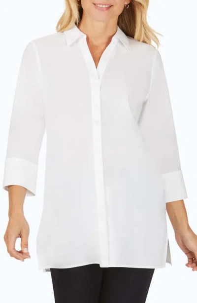 FOXCROFT FOXCROFT PAMELA NON-IRON STRETCH TUNIC