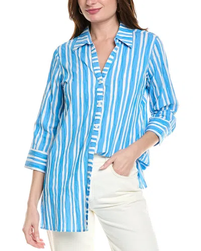 Foxcroft Pamela Shirt In Blue