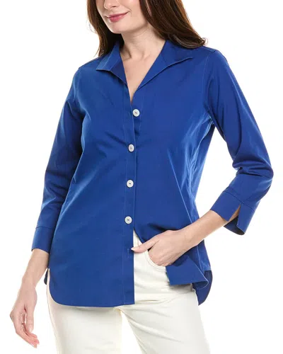 Foxcroft Pandora Top In Blue