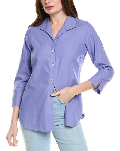 Foxcroft Pandora Top In Blue