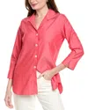 Foxcroft Pandora Non-iron Cotton Shirt In Red