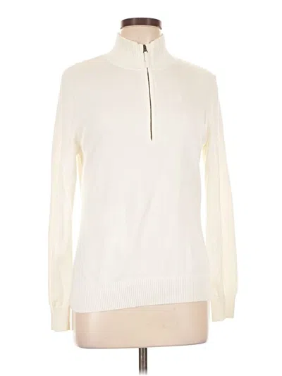 Pre-owned Foxcroft Pullover Sweater In Ivory