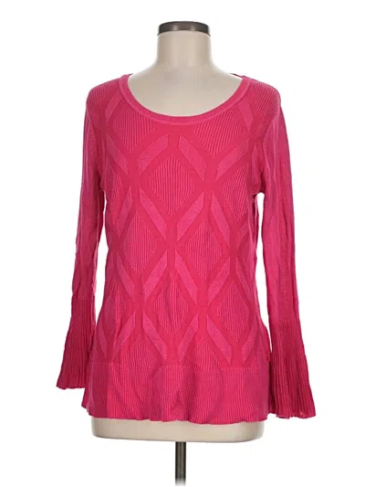 Pre-owned Foxcroft Pullover Sweater In Pink