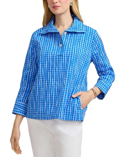 Foxcroft Sammy Popover Blouse In Multi