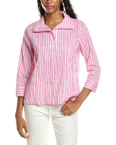 Foxcroft Sammy Popover Blouse In White