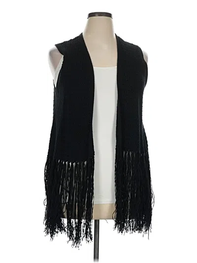 Pre-owned Foxcroft Sweater Vest In Black