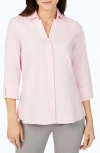 Foxcroft Taylor Fitted Non-iron Shirt In Pink