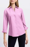 Foxcroft Taylor Fitted Non-iron Shirt In Rose Quartz