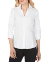 Foxcroft Taylor Non-iron Button-down Top In White