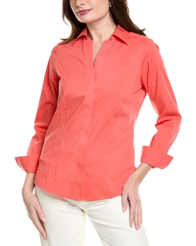 Foxcroft Taylor Stretch Shirt In Orange