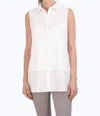 Foxcroft Women's Woven Tunic In White