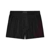FOXE & FABLE MEN'S BLACK / RED LACE BOXER - RED ROSES
