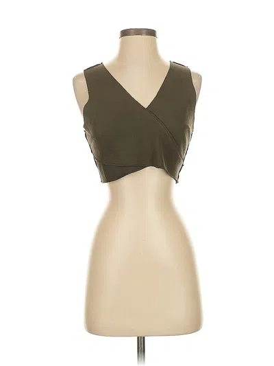 Pre-owned Foxiedox Sleeveless Blouse In Brown