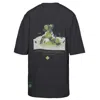 Foxylab New York Women's Unisex Jersey Grey Tee Green Method In Grey
