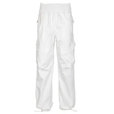 Foxylab New York Women's Unisex White Cargo Pants