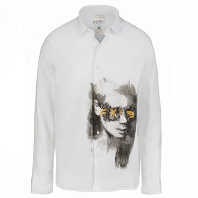 Foxylab New York Women's Unisex White Shirt Romantisizm