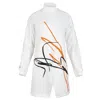 Foxylab New York Women's White Unisex Elongated Fleece Pullover Dress Awaken In White