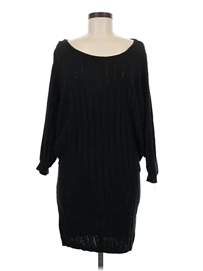 Pre-owned Fp Beach 3/4 Sleeve T-shirt In Black