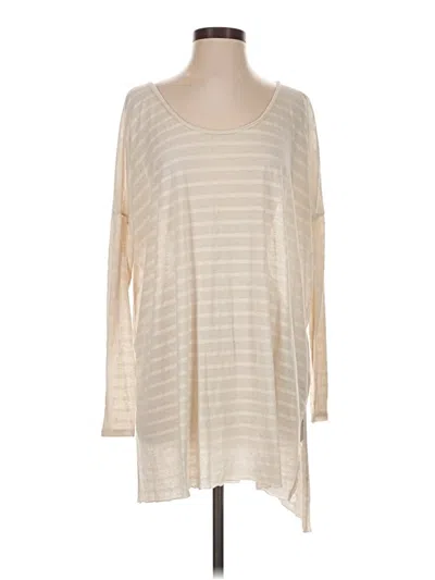 Pre-owned Fp Beach 3/4 Sleeve T-shirt In Ivory