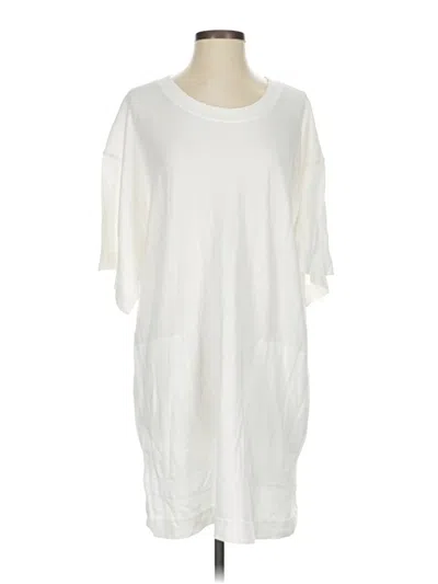 Pre-owned Fp Beach 3/4 Sleeve T-shirt In White