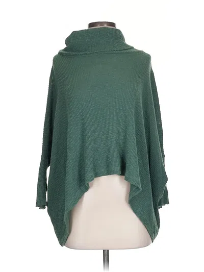 Pre-owned Fp Beach 3/4 Sleeve Turtleneck In Green
