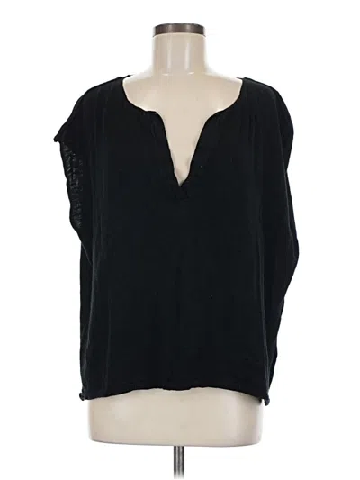 Pre-owned Fp Beach Cardigan Sweater In Black