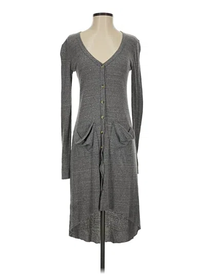 Pre-owned Fp Beach Cardigan Sweater In Gray