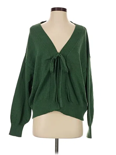 Fp Beach Cardigan Sweater In Green