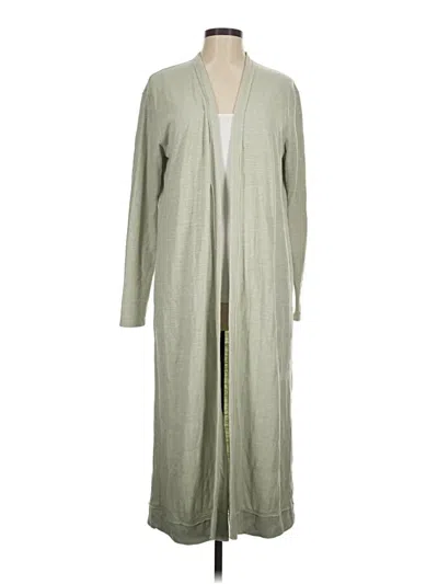Pre-owned Fp Beach Cardigan Sweater In Green