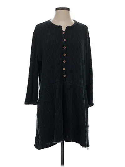 Pre-owned Fp Beach Casual Dress In Black