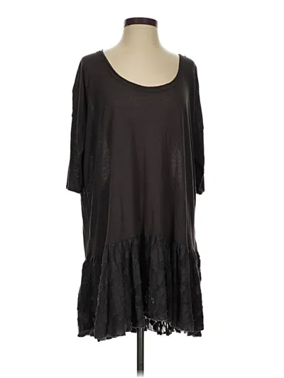 Pre-owned Fp Beach Casual Dress In Black