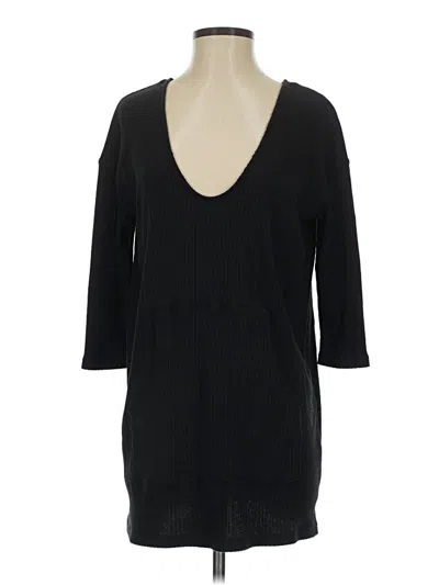 Pre-owned Fp Beach Casual Dress In Black