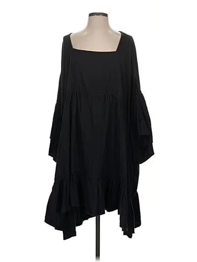 Pre-owned Fp Beach Casual Dress In Black