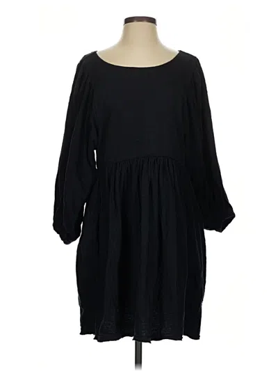 Pre-owned Fp Beach Casual Dress In Black