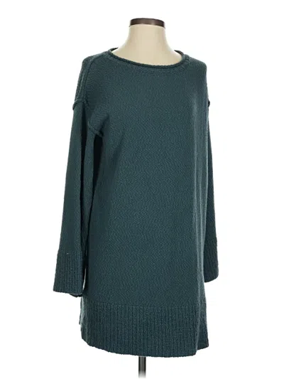 Pre-owned Fp Beach Casual Dress In Blue