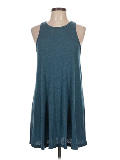 Pre-owned Fp Beach Casual Dress In Blue