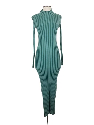 Pre-owned Fp Beach Casual Dress In Blue