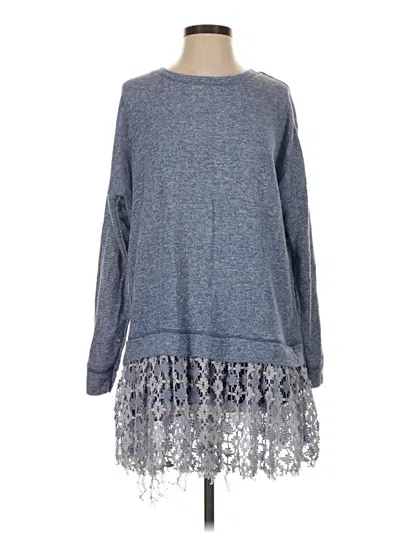Pre-owned Fp Beach Casual Dress In Blue