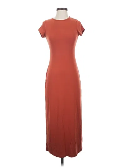 Pre-owned Fp Beach Casual Dress In Brown