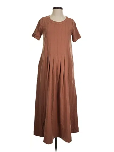 Pre-owned Fp Beach Casual Dress In Brown