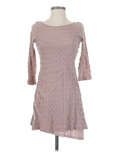 Pre-owned Fp Beach Casual Dress In Brown