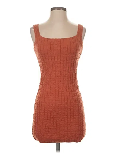 Pre-owned Fp Beach Casual Dress In Brown