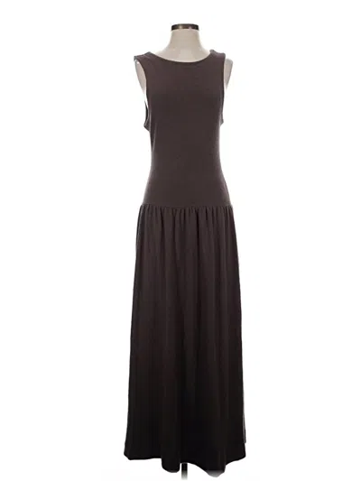 Pre-owned Fp Beach Casual Dress In Brown