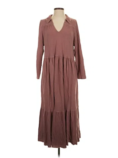 Pre-owned Fp Beach Casual Dress In Brown