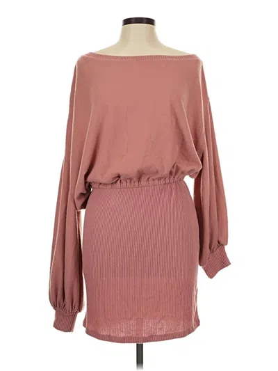 Pre-owned Fp Beach Casual Dress In Brown