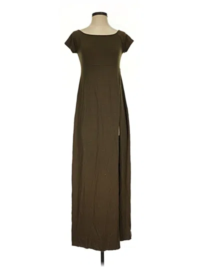 Pre-owned Fp Beach Casual Dress In Brown