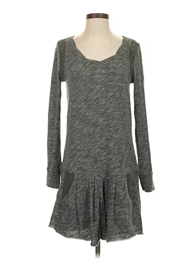 Pre-owned Fp Beach Casual Dress In Gray
