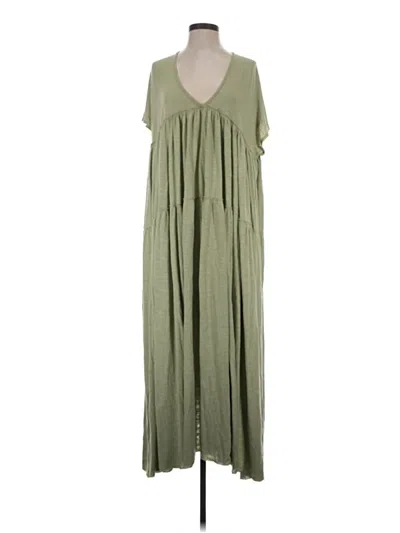 Pre-owned Fp Beach Casual Dress In Green